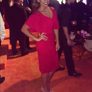 Red fitted dress - worn once! - SZ 4